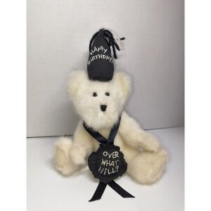 Boyds Bears Happy Birthday Over‎ What Hill Stuffed Animal Plush Teddy Funny Gift